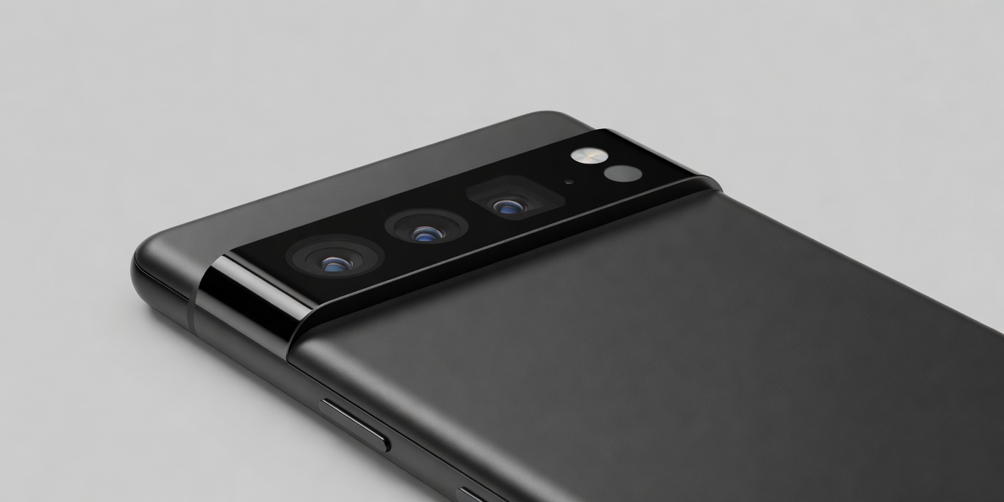 Google Pixel flagship camera bar visor and matte back texture