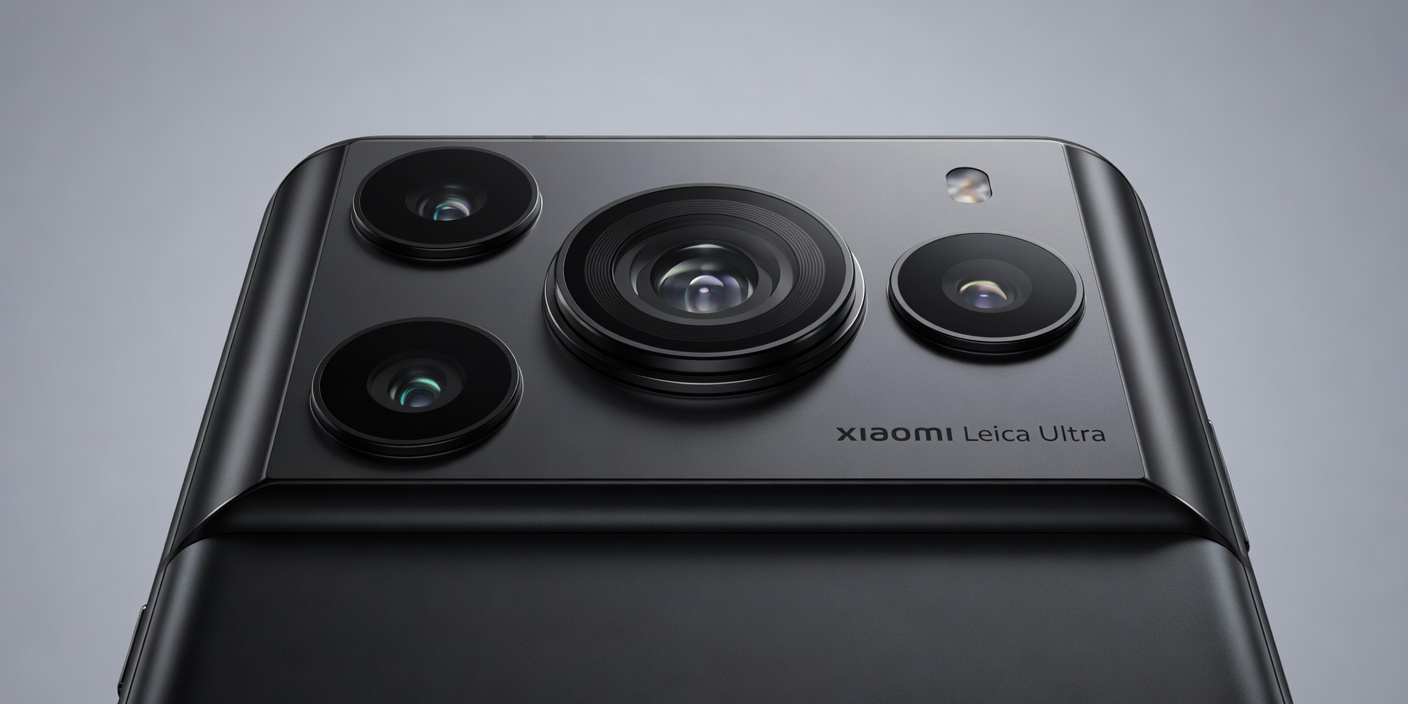 Xiaomi Leica Ultra flagship smartphone camera housing with circular optical lenses